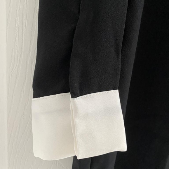 NWT Victoria Beckham collared bunny dress XS black and white - Picture 4 of 7
